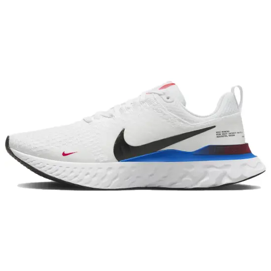 Nike React Infinity Run Flyknit 3 'White Photo Blue Red'