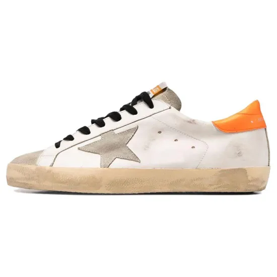 Golden Goose Super-Star White Ice Orange Fluo