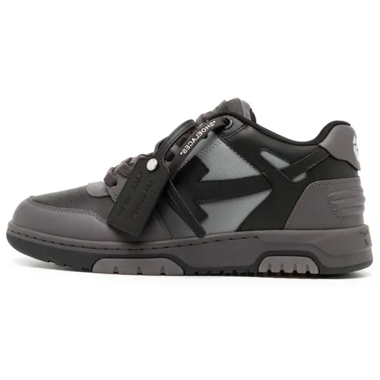 OFF-WHITE Out Of Office Ooo Low Tops Black Gradient