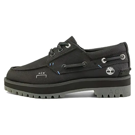 Timberland X A COLD WALL 3 Eye Lug Boat Shoe 'Black' Women's