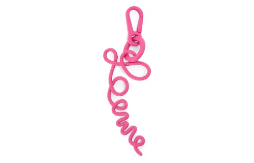 LOEWE Charms Unisex Neon Pink