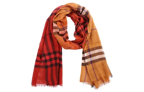 Burberry Knit Scarves Women's Orange/Red