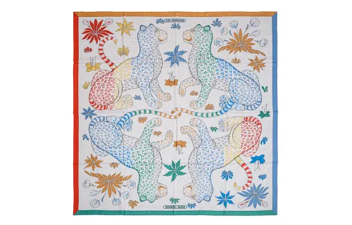 HERMES Scarves Women's Gray