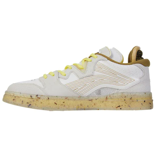 LiNing Wei Wu PRO Skateboard Shoes Men Low-Top White