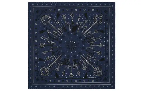 HERMES Scarves Women's Dark Blue