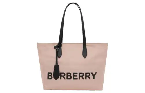 Burberry Cow Leather Tote Bag, Shopping Bag, Shoulder Bag, Handbag Large Women's Pink