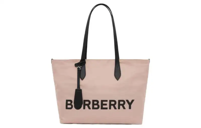 Burberry Cow Leather Tote Bag, Shopping Bag, Shoulder Bag, Handbag Large Women's Pink