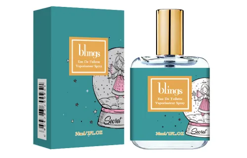 Blings Art Illustration Series Elf Wishing Women's Perfume Floral and Fruity Eau de Toilette EDT Sweet and Lively Girly Fragrance 30ml