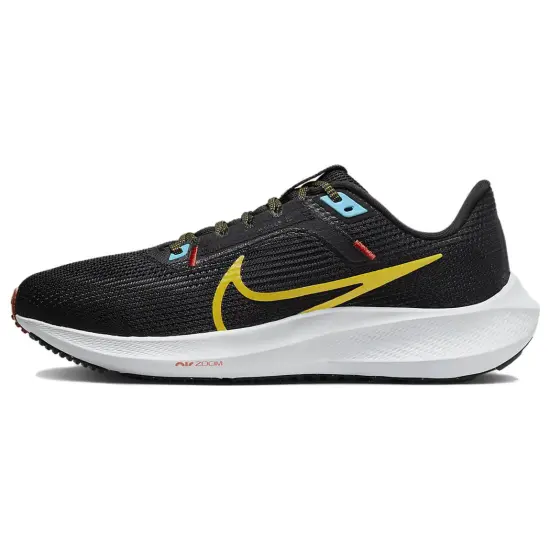 Nike Pegasus 40 Black Speed Yellow Blue Women's