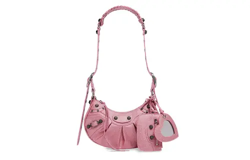 Balenciaga Le Cagole Xs Glitter Shoulder Bag