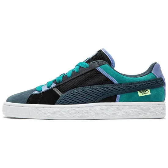 PUMA Suede Skateboarding Shoes Unisex Low-top Blue/Black