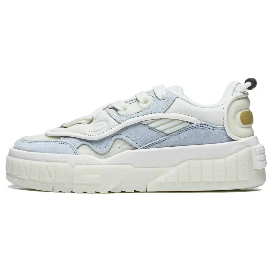 Disney x LiNing 001 UNBLOCK Unblock Anti Slip Wear Resistant Low Top Skateboard Shoes Men's White Blue
