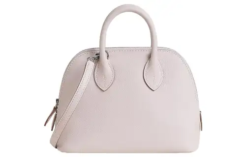 HERMES Bolide Evercolor Calfskin Bowling Bag, Handbag, Shoulder Bag, Crossbody Bag Mini Women's Light Purple