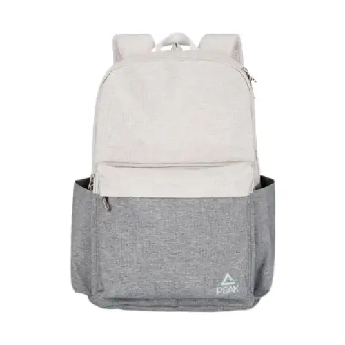 PEAK Fabric Backpack Unisex Dark Gray & Light Gray