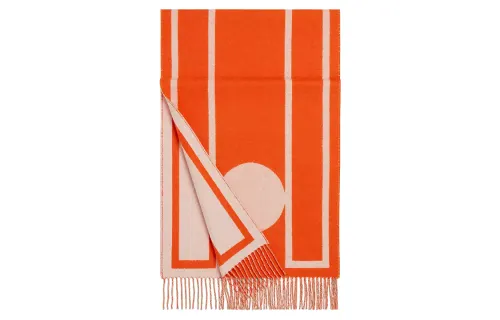 HERMES Casaque Knit Scarves Women's