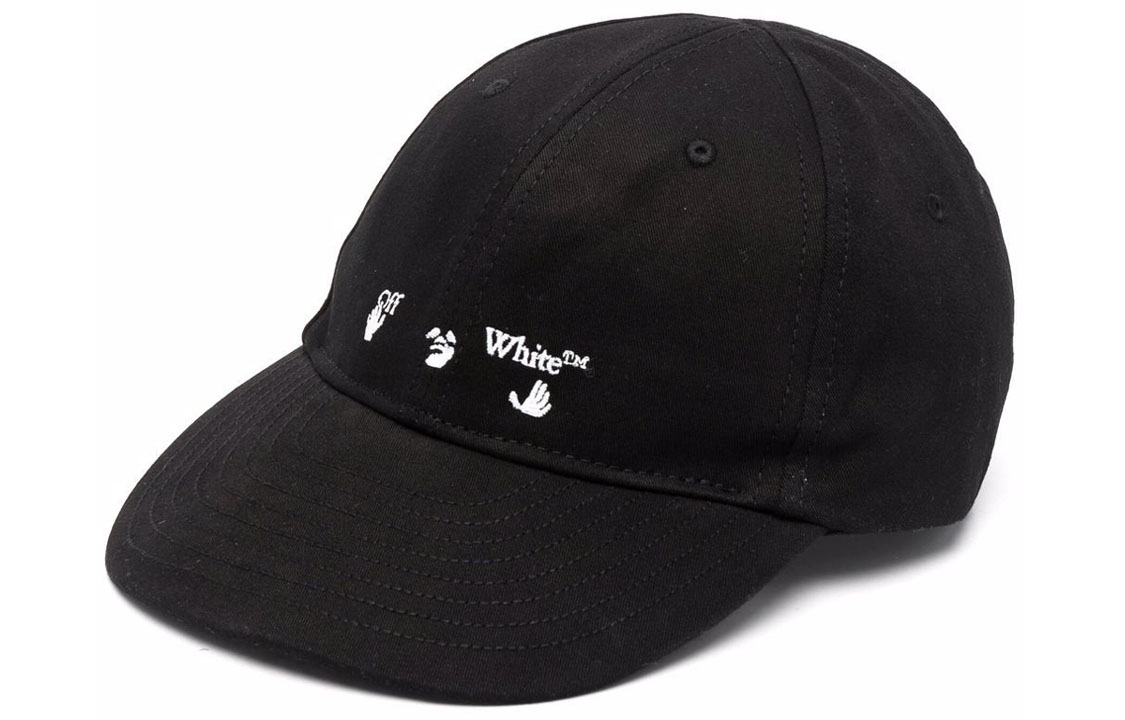 OFF WHITE Hands Off Logo Baseball Cap Hat