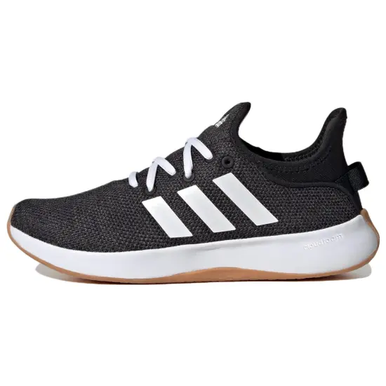 Adidas Cloudfoam Pure Core Black Cloud White Grey Women's
