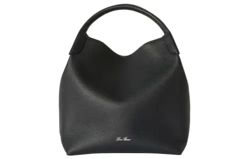 Loro Piana Calfskin Handbag Large Women's Marine Blue