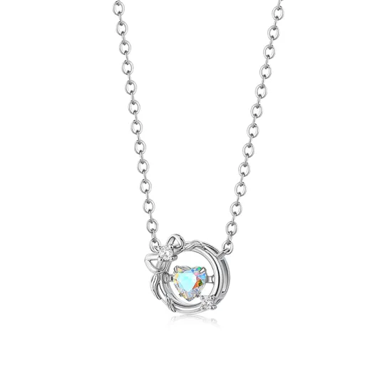 KADER 925 Sterling Silver 999 Silver Cubic Zirconia Necklaces Women's Candy