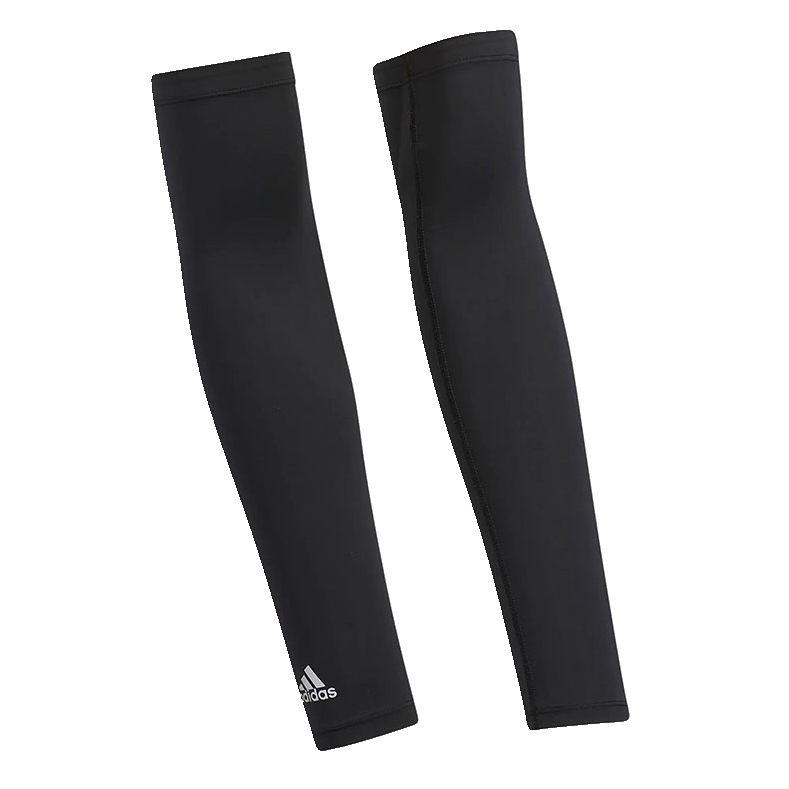 Adidas, basketball sports elbow pads for gym, protection sleeve for men and women for cycling, summer silk comfortable black sleeves, sun protection