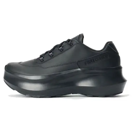 SALOMON SR811 Leather Platform Comme Des Garcons Black