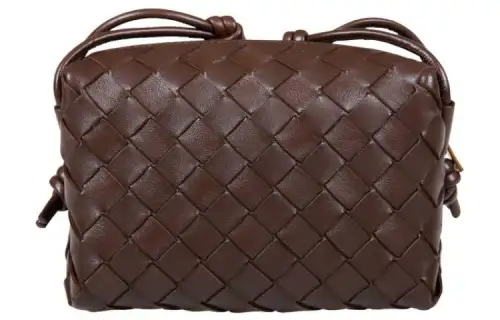 Bottega Veneta Mini Loop Camera Bag Light Brown