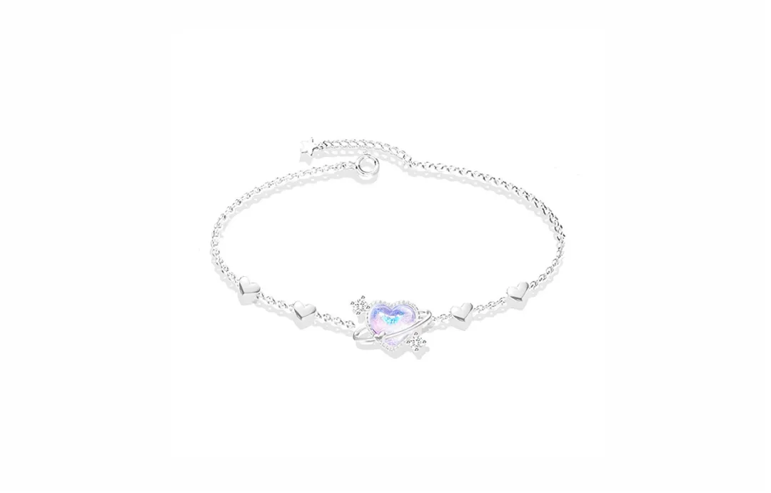 Muyan S925 Silver Confession Heart Ball Bracelet Women's