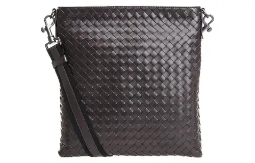 Bottega Veneta Cow Leather Shoulder Bag, Crossbody Bag Small Men's Coffee