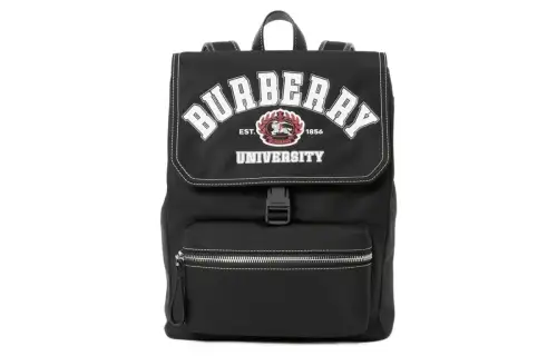 Burberry Leather Backpack Regular Kids' Black