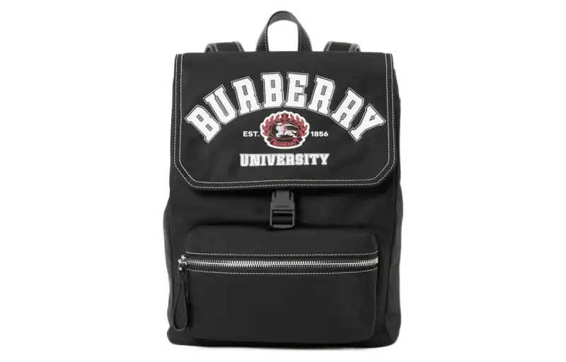 Burberry Leather Backpack Regular Kids' Black