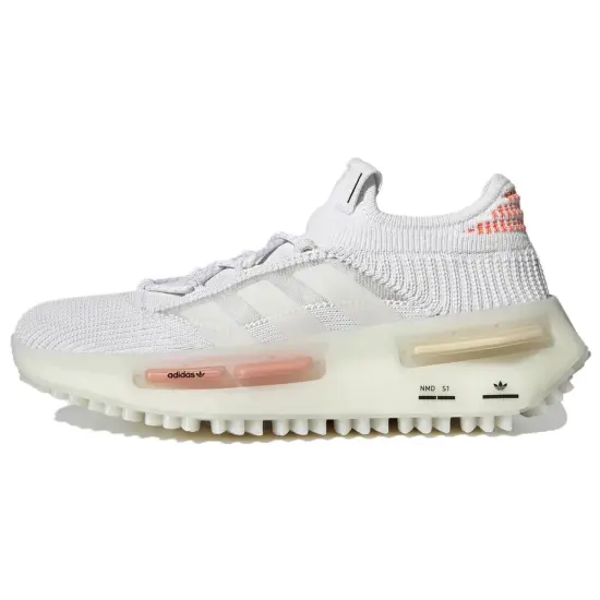 Adidas NMD S1 White Coral Fusion Women's