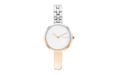 CALVIN KLEIN Wrist Watches Quartz Movement Stainless Steel Strap Silver Dial Women's Watch Box Available For Purchase