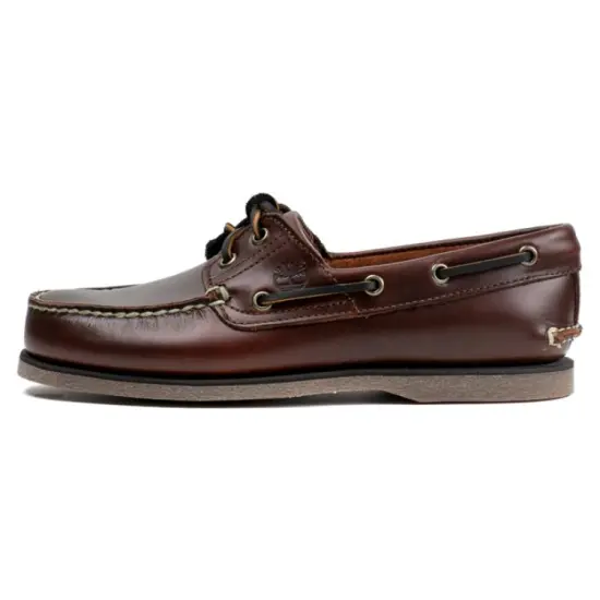Timberland 2 Eye Lug Handsewn Boat Shoe 'Brown'
