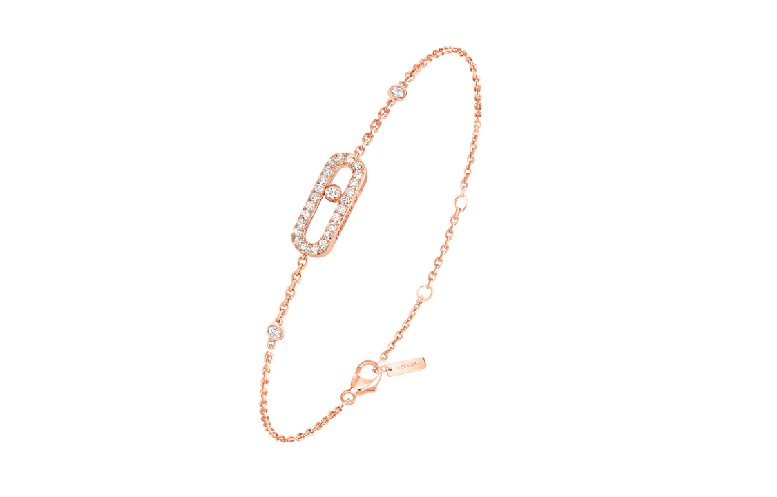 MESSIKA Messica MOVE UNO pavé rose gold diamond bracelet for women