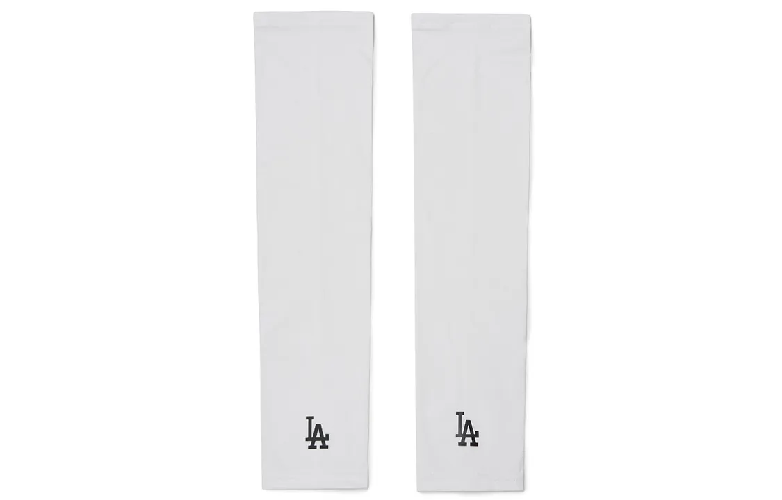 MLB Letter Print Sun Protection Sleeves Unisex White