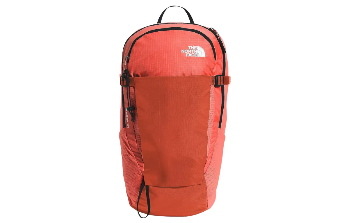 THE NORTH FACE Basin 24L Backpack Double Shoulder Outdoor Bag Polyester Vintage Saffron Unisex