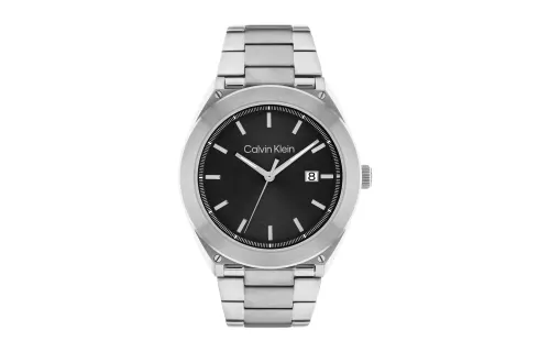 CK/Calvin Klein Wrist Watches Quartz Movement Stainless Steel Strap 44mm Gray Dial Men's Watches 25200196