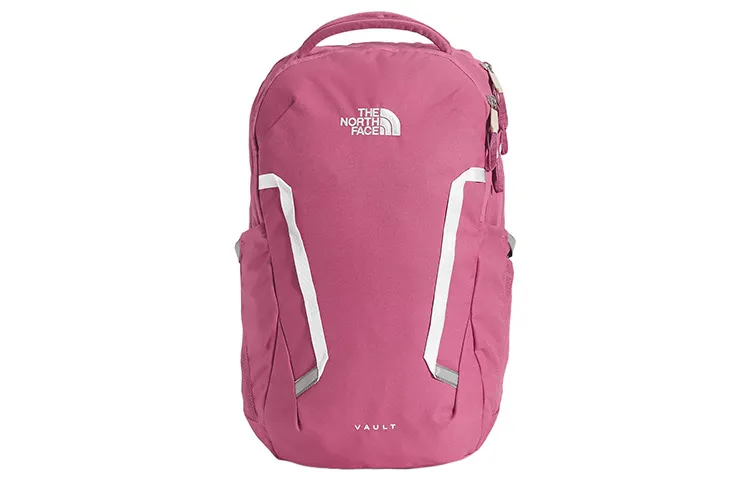 THE NORTH FACE 25L Backpack Double Shoulder Outdoor Bag Polyester Red Purple Women's