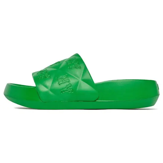MLB Slipper Chunky Bouncer Slide Slippers Unisex Green
