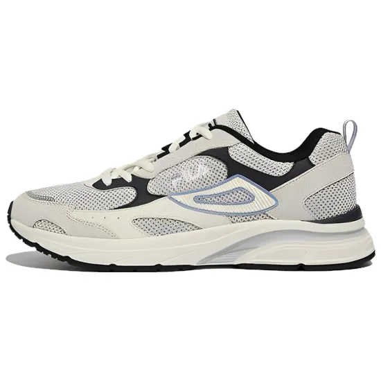 FILA Ray Anti-Slip And Wear-Resistant Lightweight Low-Top Casual Shoes Unisex Gray Black Korean Style