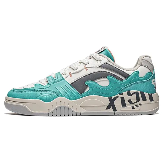 LiNing Yuebai Ocean Durable Breathable Low Top Skateboard Shoes Women's Green