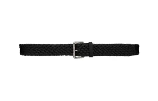 SAINT LAURENT Calfskin Belts Men's Black 4cm