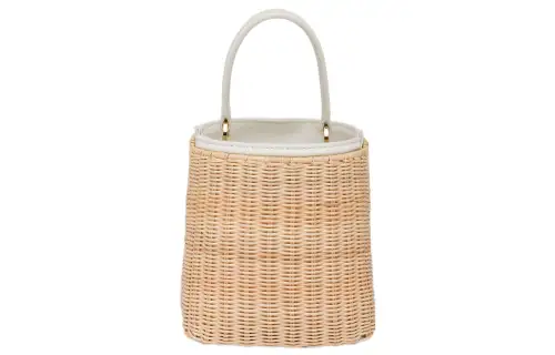 PRADA Straw And Wicker Shoulder Bag, Crossbody Bag, Handbag Regular Women's Beige