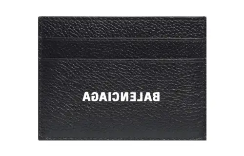 Balenciaga Grain Calfskin Wallet Women's Black