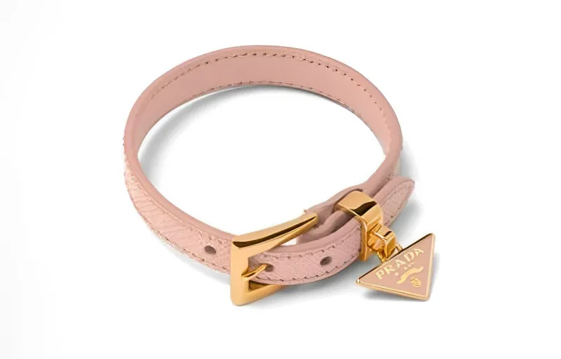 【Replicated_PMPrevious Season】triangle logo buckled bracelet