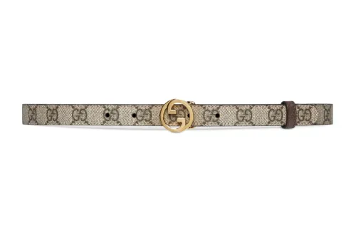 GUCCI Gg Supreme Buckle Belt