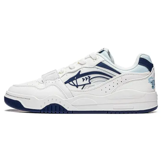 LiNing Yuebai Ocean Cushioning Lightweight Low-Top Skateboard Shoes Men's White