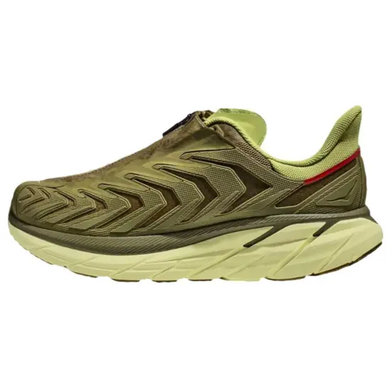 HOKA ONE ONE Project Clifton Avocado Dark Citron