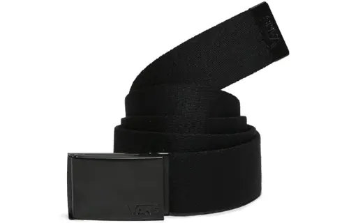 Vans Polyester Leather Belts Unisex Black 