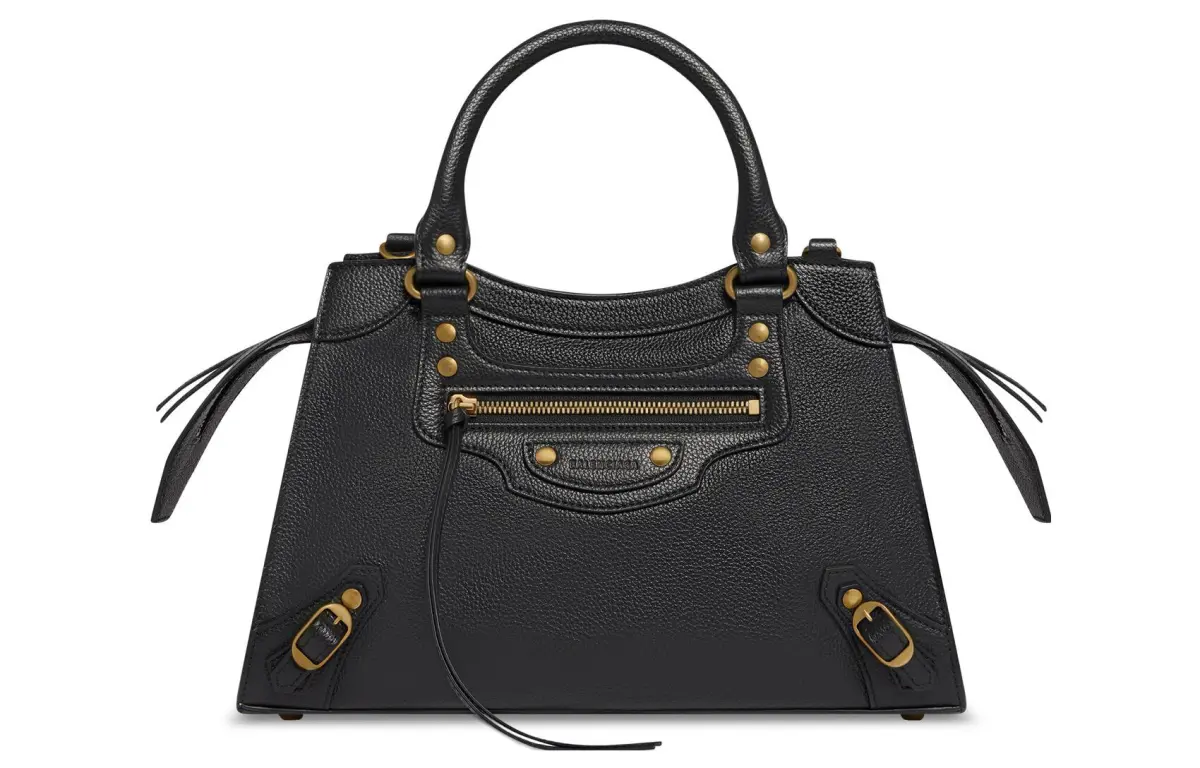Balenciaga Calfskin Portable Crossbody Bag, Shoulder Bag Small Women's Black